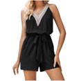 thumbnail image 2 of Bzhegqhd Women’s Casual Fashion Print Short Jumpsuit, 2 of 7