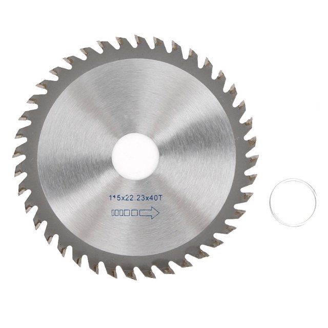 Hoja de sierra 40T Carburo cementado Ticfox Herramienta de corte de madera maciza 115x22,23 mm