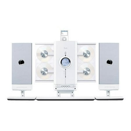 iLuv i9200 - Mini system with iPod cradle - white