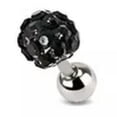 thumbnail image 5 of HOOUN Stud Earrings Earrings Crystal Ear Ring Stainless Steel Jewelry Women Jewelry-Mixcolor-3mm, 5 of 9