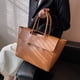 thumbnail image 4 of Bolso Mano Retro Gran Capacidad para Desplazamientos Bolso Hombro (marrón), 4 of 9
