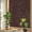 Brown, variant on Rainbow Window Privacy Film, Solid Brown Static Cling Window Film PVC, Vintage Minimalism Abstract Denim Pattern No Glue UV Blocking Glass Covering, Removable Stained Glass Sticker 23.6''x59''