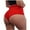 Red, variant on Auburet Women's High Waist Yoga Shorts Gym Workout Booty Dance Hot Pants Athletic Butt Lifting Sports Leggings