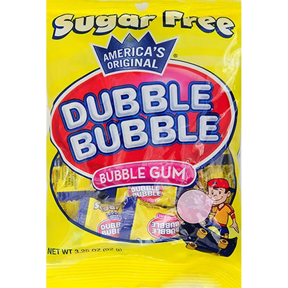 Tootsie Dubble Bubble Sugar-Free Bubble Gum, 3.25 Oz. - Walmart.com