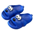thumbnail image 5 of Toddler Girl Sandals Sizes 4-4.5 Years Comfortable Soft Soled Home Fashionable Cartoon Outdoor Thick Soled With Poop Feeling Blue Shoes, 5 of 5