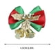 thumbnail image 3 of Bells Bow Christmas Tree Ornaments, Mini Small Bells, Christmas Hanging Decorations, Festive Holiday Style, Elegant Home Decor, Foldable Design, Metal Frame, for Bedroom, 3 of 9