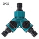 thumbnail image 1 of Adaptador de tres vías, conector tipo Y, junta de tubería de agua con interruptor, 2 uds., 1 of 10