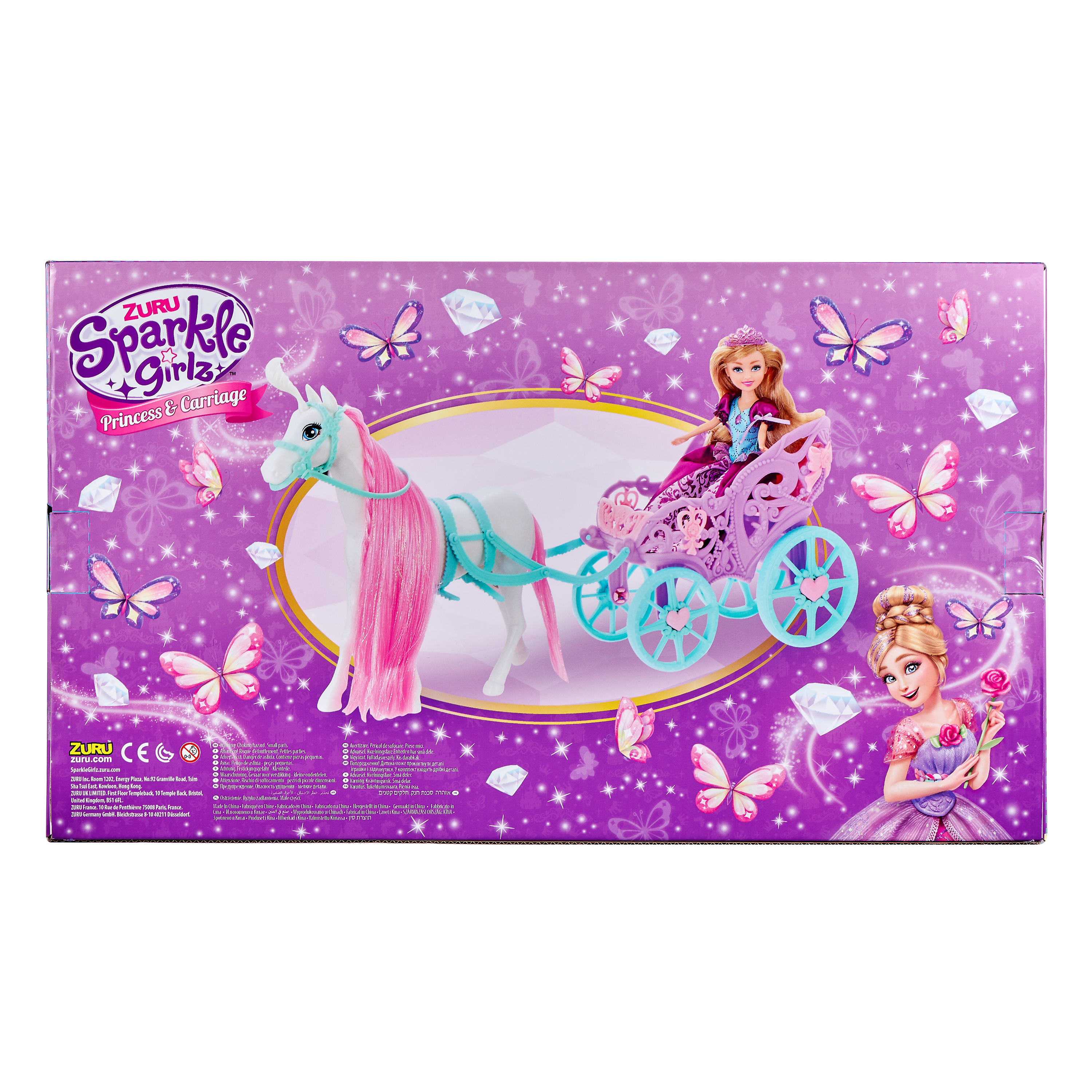 Zuru Sparkle Girlz Princess avec cheval + Accessoires de vêtements pour  bébé
