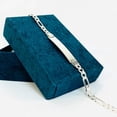 thumbnail image 2 of 925 Sterling Silver Baby ID Bracelet Figaro Kids Gifts Boys Girls 6.25" 4g Pulsera De Bebe, 2 of 5