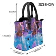 thumbnail image 2 of Lsque Capybara Bathtub Fun Pattern Leather Rivet Shoulder Bag – Elegant Genuine Leather & Microfiber PU Crossbody with Detachable Adjustable Strap, 2 of 5