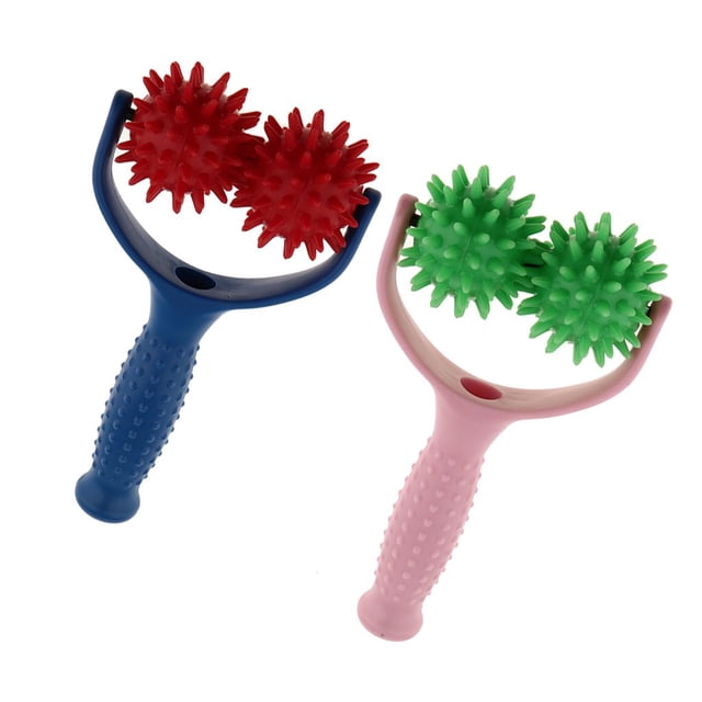 Juego de rodillos para bolas de masajeador Yuyangstore 2 Pedazos para Dolor Muscular Eliminar Esteres de Cuerpo Facil de utilizar