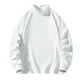 thumbnail image 2 of pstuiky mangas largas para hombre, Camisa informal de manga larga con cuello alto y color liso para hombre, blusas de manga larga con cuello redondo, camisetas y tops camisetas de hombre xl, 2 of 7