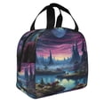 thumbnail image 2 of Sikiie Fantasy Landscape Starry Night Lunch Bag for Women & Men Adult Insulated Lunch Box, Food Lunch Containers Lunch Tote Bags for Work, Travel, Outdoor, 2 of 8