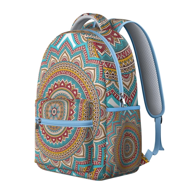 Vintage Multicolor Patterned Backpack Handwoven Vintage Multi-color Backpack Style Bag - Etsy main image 3