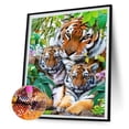 thumbnail image 1 of Cuadros Decorativos Kit de pintura de diamante 5D mosaico de taladro redondo de animal DIY (B3580) Tmvgtek embutido en tela, 1 of 9
