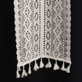thumbnail image 5 of 3X Elegant Cream Crochet Lace Macrame Table Runner with Tassels for Rustic Wedding Decoration and Farmhouse Table Decor, 5 of 8