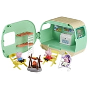 Peppa Pig Toys Three Little Piggies Caravan Playset with 3 Peppa Pig Figures, 3+