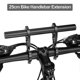 thumbnail image 3 of Bike Handlebar Extender, 25cm Handlebar Extension Bracket Aluminum Alloy Bracket Bar For Clamp Speedometer, Gps, Lamp, Flashlight, Phone Mount Holder, 3 of 5