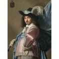 thumbnail image 2 of Johannes Cornelisz Verspronck 11x14 Black Ornate Wood Framed Double Matted Museum Art Print Titled: Andries Stilte as a Standard Bearer (1640), 2 of 5