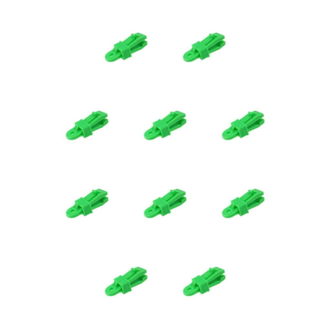 Greeniant 10 piezas, carpas, toldos, abrazaderas de cuerda de viento, Clips de fijación, accesorio impermeable, accesorio para acampar, senderismo, carpas Verde Greeniant OD022415-02