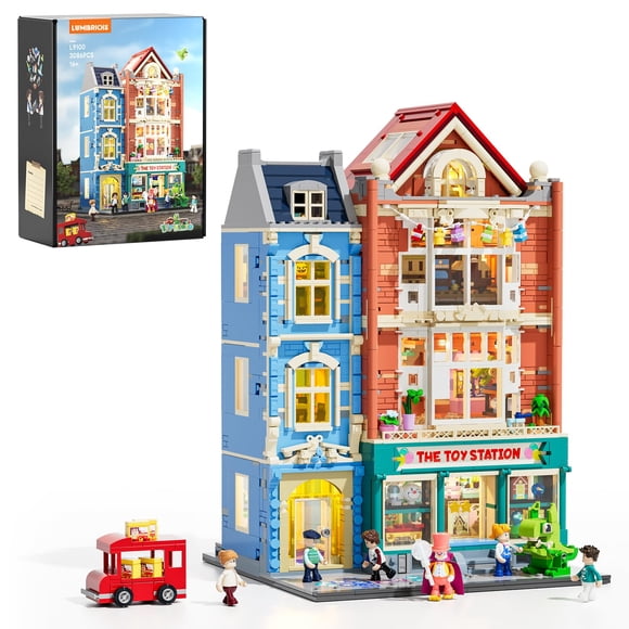 Juego de ladrillos de construcción Lumibricks Toy-Store Lighting, 3086 unidades