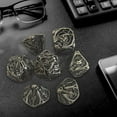 thumbnail image 3 of BELOVING 10X 7 Pieces Copper Dice Set Math Teaching for Lovers Dice Toy Gift Table Game D, 3 of 8