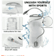 thumbnail image 3 of Hydration Pack Jiayi, bolsa de almacenamiento de agua para exteriores, 1,5 L, 3 of 3