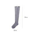 thumbnail image 3 of HNMKIU Elegant Lace Knit High Thigh Stockings for Women and Girls Long Warm Knee Socks Over The Knee Thermal Stockings ,One Size, 3 of 9