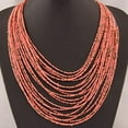 thumbnail image 4 of OUSITAID Collier de Perles Multicouche pour Femmes Collier Décoratif Bohème Collier Perlé, 4 of 10