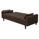 thumbnail image 5 of Sofá Cama Reclinable El Bazar Store Cancún Lino Chocolate Brazos Separados Respaldo Abatible, 5 of 7