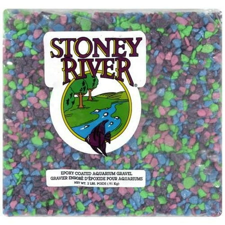 Saltwater Aquarium Gravel - Stoney River Aquarium Gravel, 2 lb