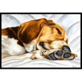 thumbnail image 1 of Carolines Treasures AMB1076JMAT Beagle Béat Intérieur Ou Extérieur Tapis- 24 x 36, 1 of 4
