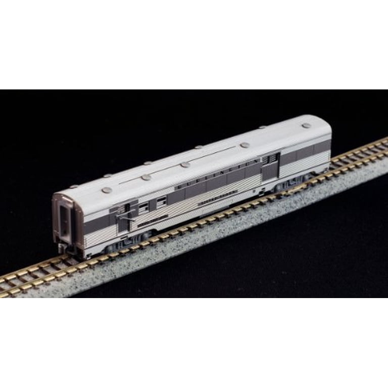 Kato KAT1060041 N CB & Q Silver Streak Zephyr Starter Model Train