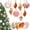 Natural, variant on Sinkoo 12pcs Sea Shell Ornaments for Christmas, 2.5"-3" Seashells Plated Golden Small Seashells Ornaments, for Christmas Tree Hanging Decorations