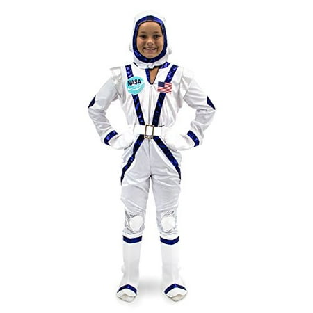 Boo! Inc. Spunky Space Cadet Astronaut Suit Kids Halloween Costume Dress (Dead Space Best Suit)