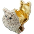 thumbnail image 6 of StyleSack Luxury Hand-Embellished Cat Rhinestone Evening Clutch - 3D Crystal Animal Purse with Detachable Chain | Party/Wedding/Gala Accessory, 6 of 6