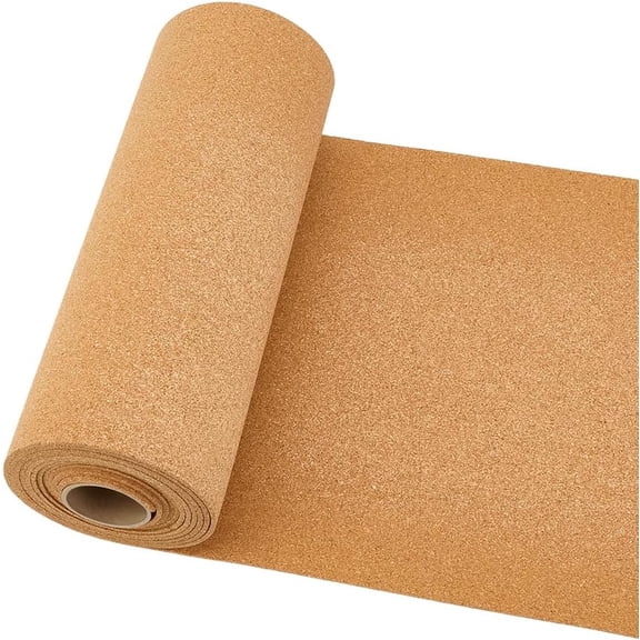 Large Cork Roll 118x11.9 Inch Cork Board Roll for Walls 1/8 Inch Thick Natural Corks Rolls Bulletin Boards Decorative oto