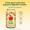 thumbnail image 2 of OLIPOP Prebiotic Soda, Crisp Apple, 12 fl oz, Refrigerated, 2 of 6