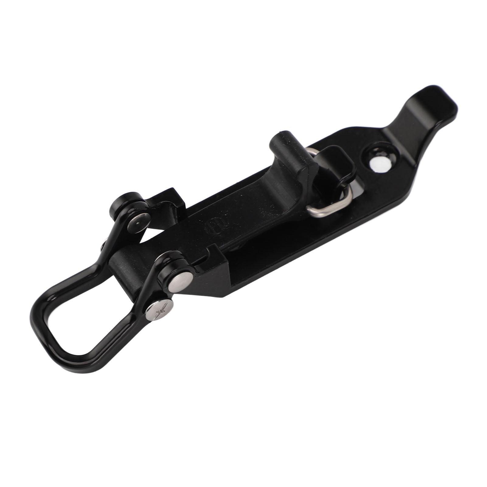 Premium Heavy Duty Metal Rubber Shovel Mount Clamps for Roof Racks Wall Mounting Brackets Secure Fit Hardware Kit for Trucks Boats Off Road Vehicles Black Finish 5.91 inches / 15 cm Length