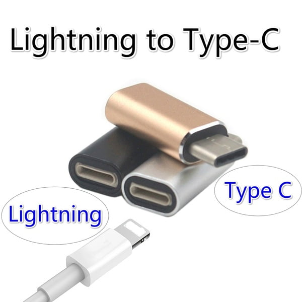Convertisseur Usb C vers Lightning compatible avec la connexion de l' adaptateur IPhone Ios Ipad pour smartphone mobile pour charger des données