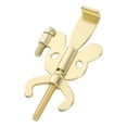 thumbnail image 4 of TISHITA Portable Door Lock Security Door Lock from Inside Travel Must Haves Essential Travelers Hotel Door Lock for Room College Dorm gold with screw, 4 of 8