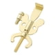 thumbnail image 4 of Cerradura de puerta portátil de seguridad, cerradura de puerta desde el interior, Hardware de viaje, cerradura de puerta de Hotel, casillero de puerta oro con tornillo Macarena Cerradura de puerta portátil, 4 of 8