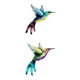 thumbnail image 1 of 2 Esculturas Decorativas de Pared de Colibrí Colgantes para Decoración de Jardín Y, 1 of 4