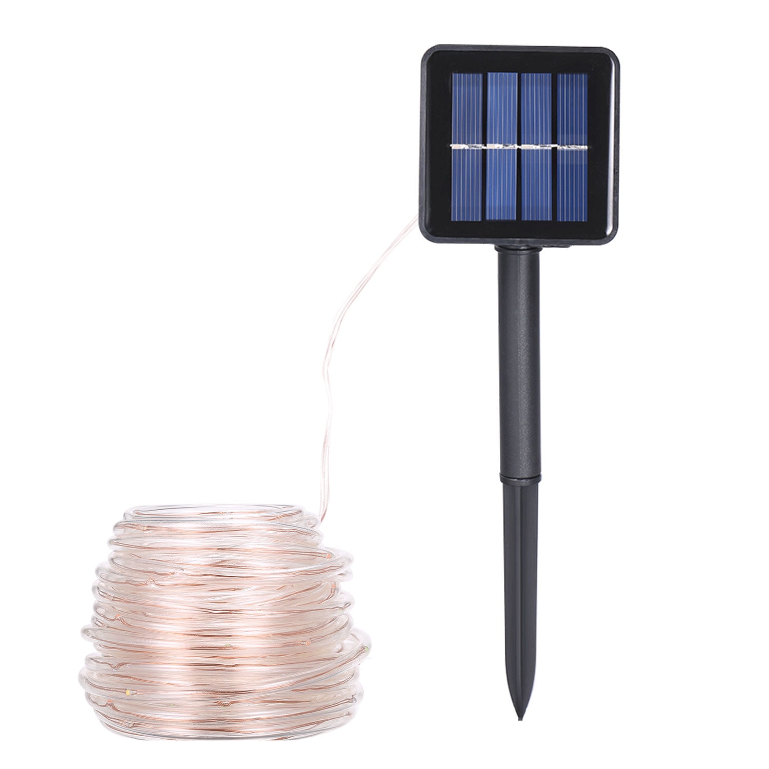 Energy Saving Solar Tube String Light 22M 200 Lamp Bead 8 Functions G7I9