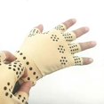 thumbnail image 1 of Magnetic Anti Arthritis Health Compression Therapy Gloves Rheumatoid Hand Pain Relief Hand Wrist Brace Corrector De Postura, 1 of 5