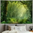 thumbnail image 2 of Chilfamy Jungle Forest Photography Backdrop Tropical Rainforest Natural Scenery Background Safari Kids Adults Party Decoration Photo Booth Props 50x40inch, 2 of 6