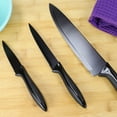thumbnail image 3 of Chef Craft Premium Paring Knife with Sheath, 3 inch Blade 8 inches in Length, Black, 3 of 6
