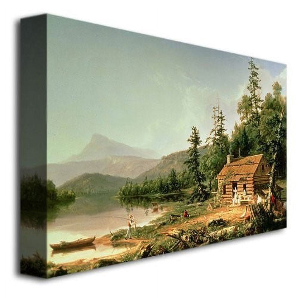 Thomas Cole 'Home in the Woods 1847' Canvas Art