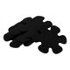 thumbnail image 4 of Pegatinas para bañera Bewildely 20 piezas en forma de flor tiras adhesivas negras transparentes impermeable, 4 of 6