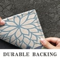 thumbnail image 6 of Blue Floral and Petal Pattern Door Rugs,Washable Non Slip Door Mats Indoor,Decorative Door Mats,Entry Mat Indoor for Entrance,Bedroom,Kitchen,Bathroom,20"x32", 6 of 6